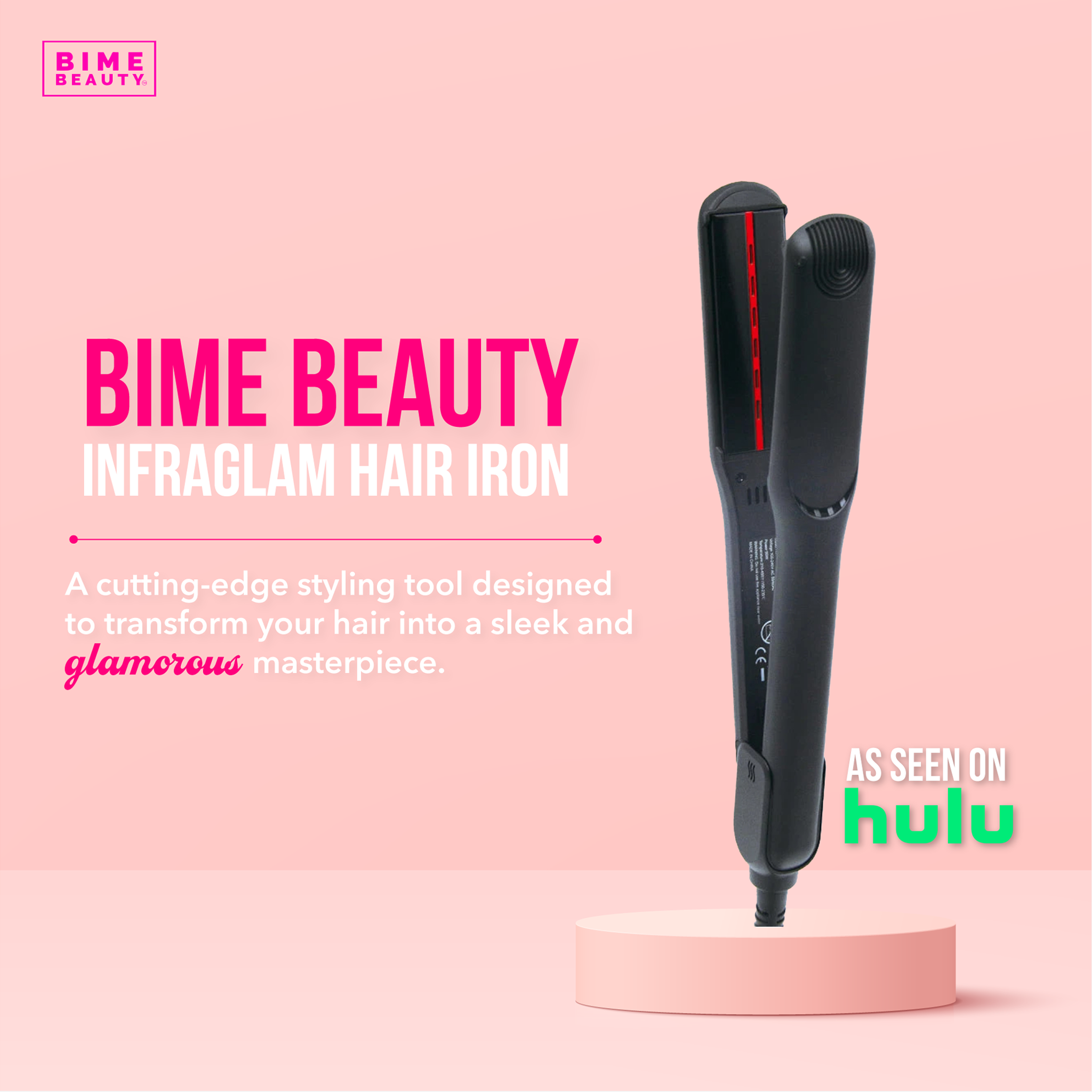 InfraGlam Hair Illuminator Iron by BimeBeauty