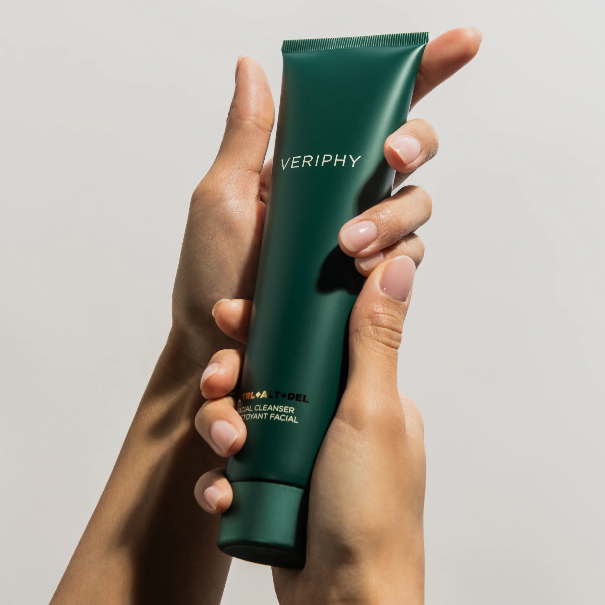 Veriphy Facial Cleanser in Hand