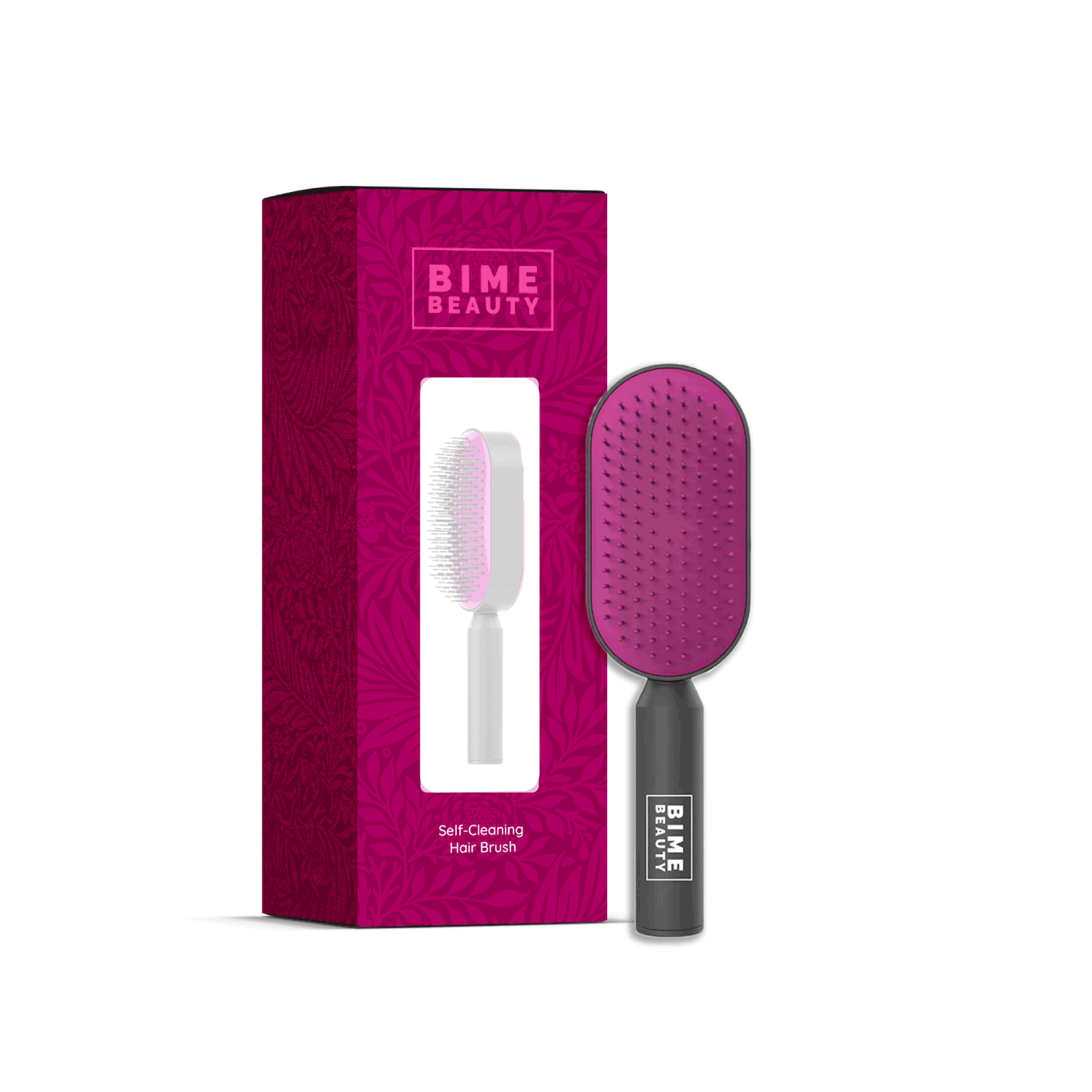 Bime Beauty self-cleaning brush with box