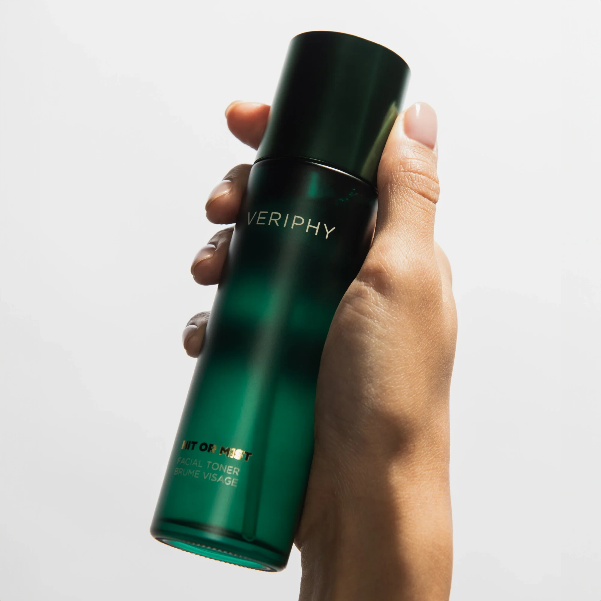 Veriphy hit or mist toner in hand